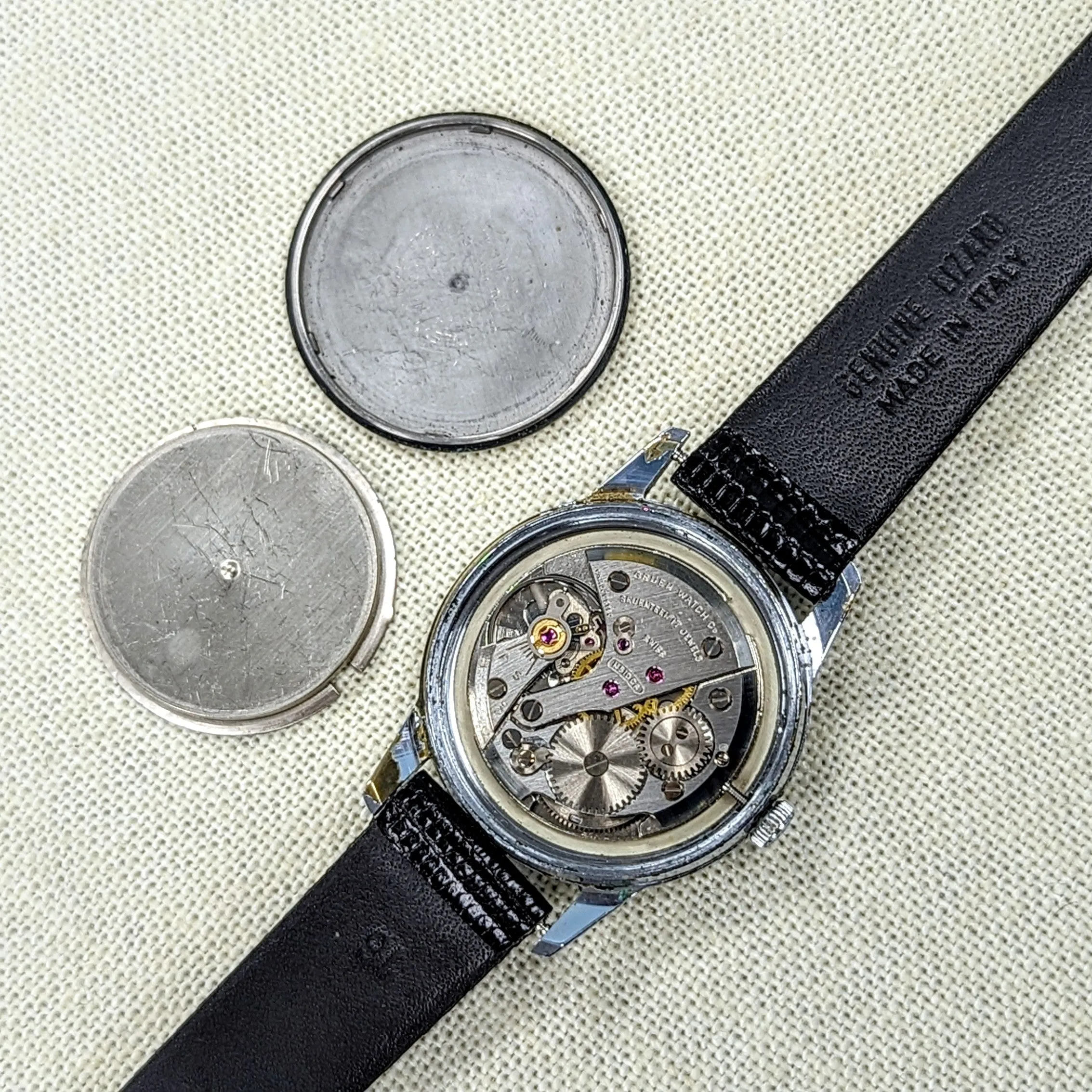 Vintage GRUEN Precision 17 Jewels Cal. N510CA Date Indicator Swiss Made Wristwatch