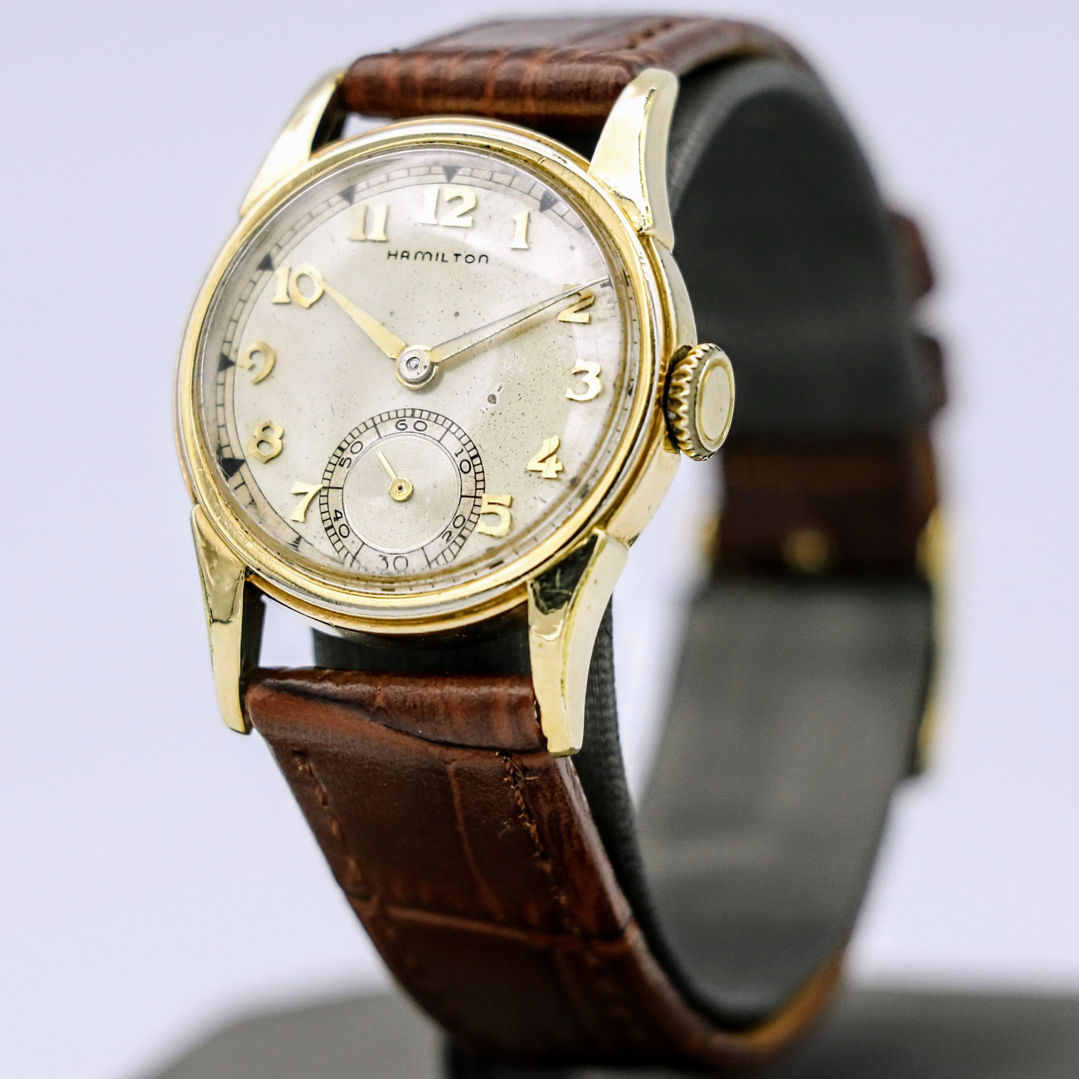 Vintage HAMILTON Endicott Wristwatch 1940 Caliber 987A 17 Jewels Watch