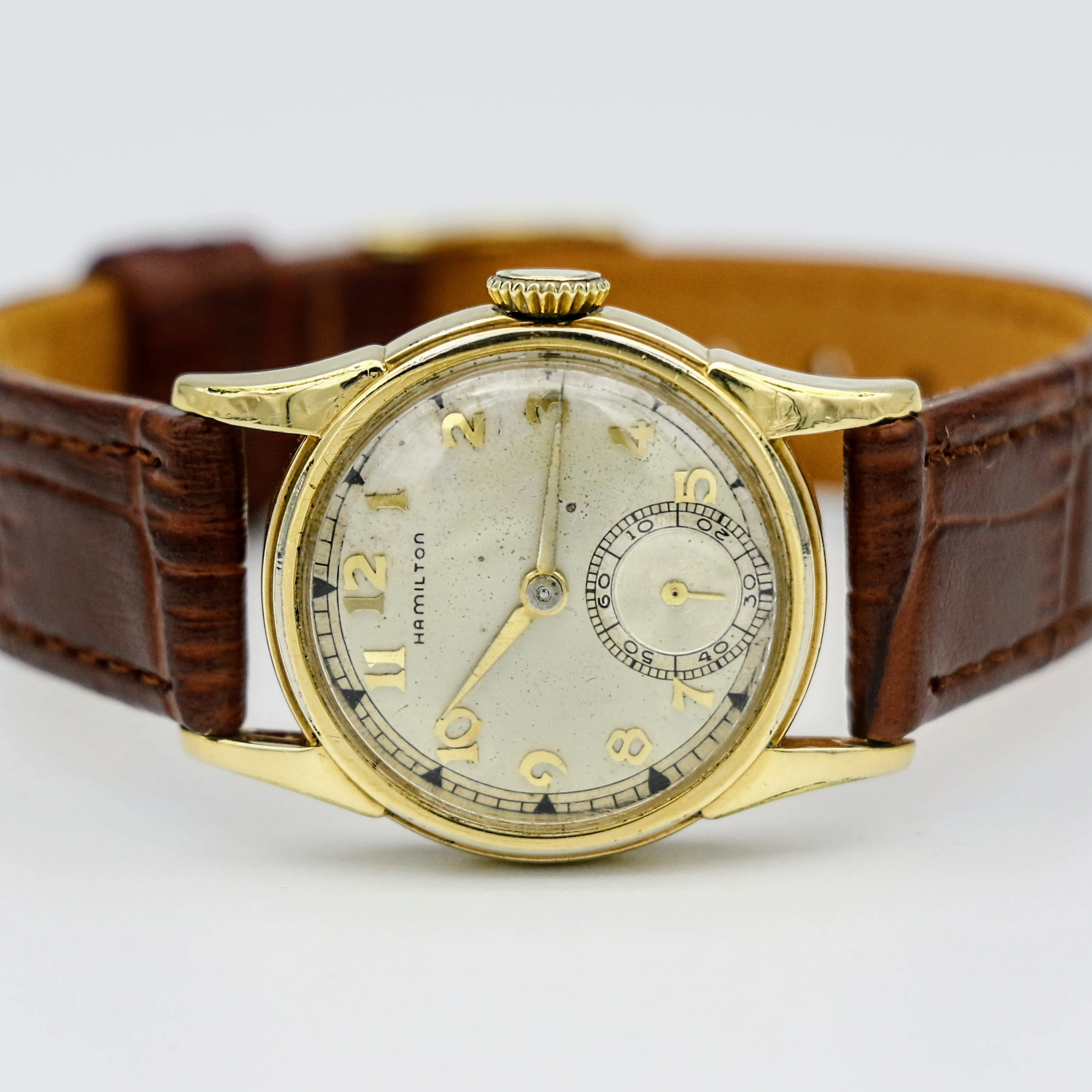 Vintage HAMILTON Endicott Wristwatch 1940 Caliber 987A 17 Jewels Watch