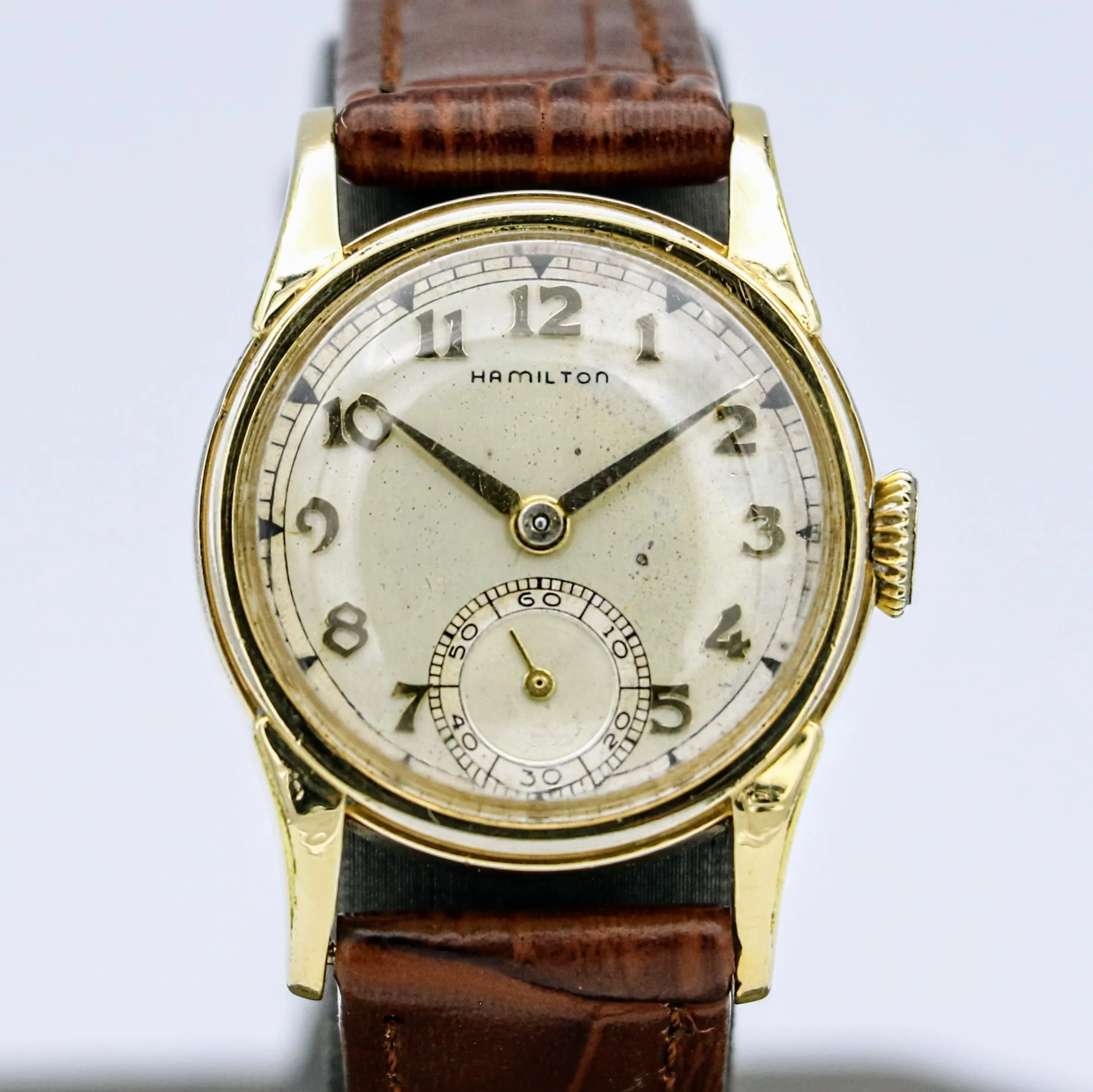 Vintage HAMILTON Endicott Wristwatch 1940 Caliber 987A 17 Jewels Watch