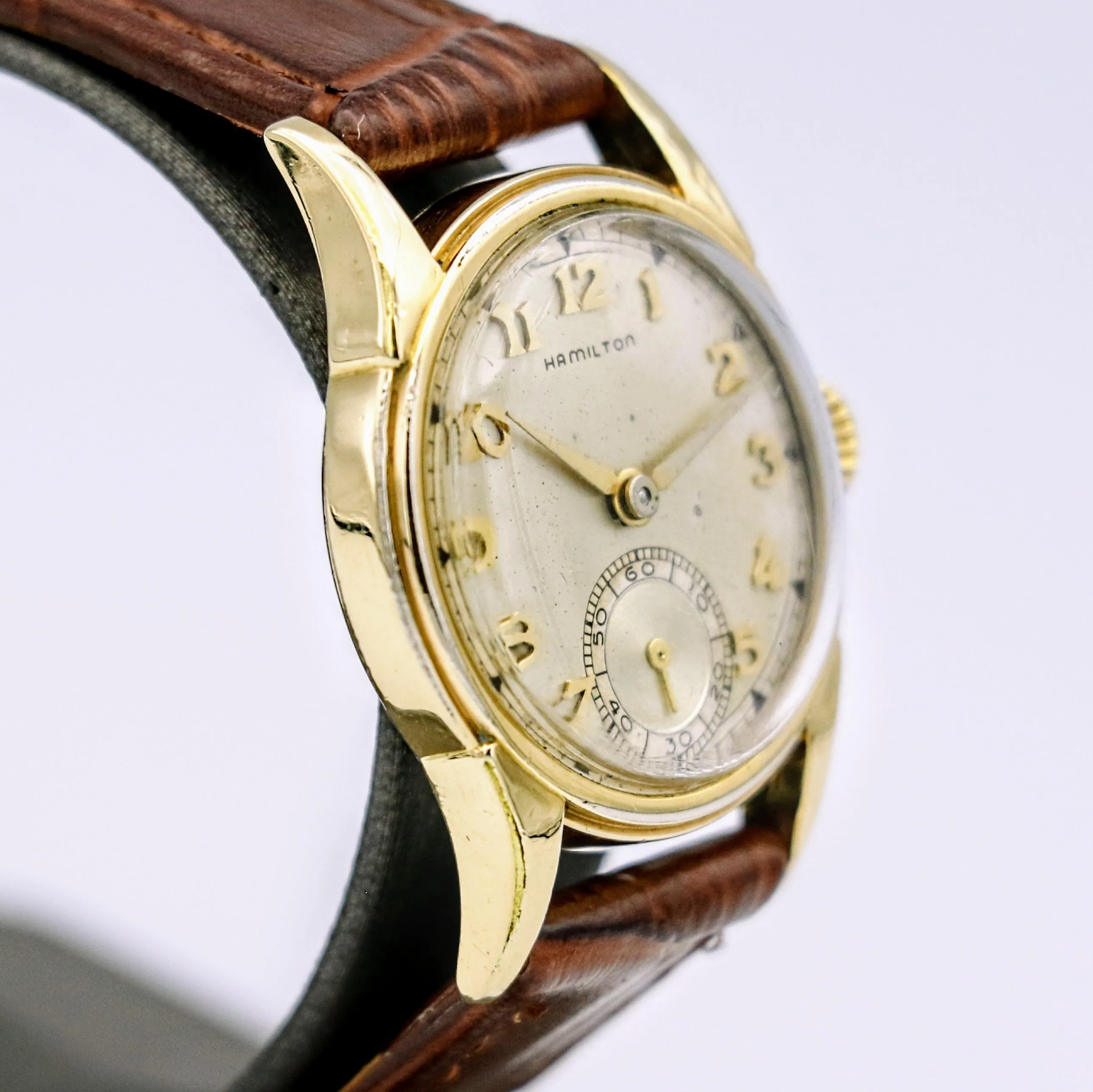 Vintage HAMILTON Endicott Wristwatch 1940 Caliber 987A 17 Jewels Watch