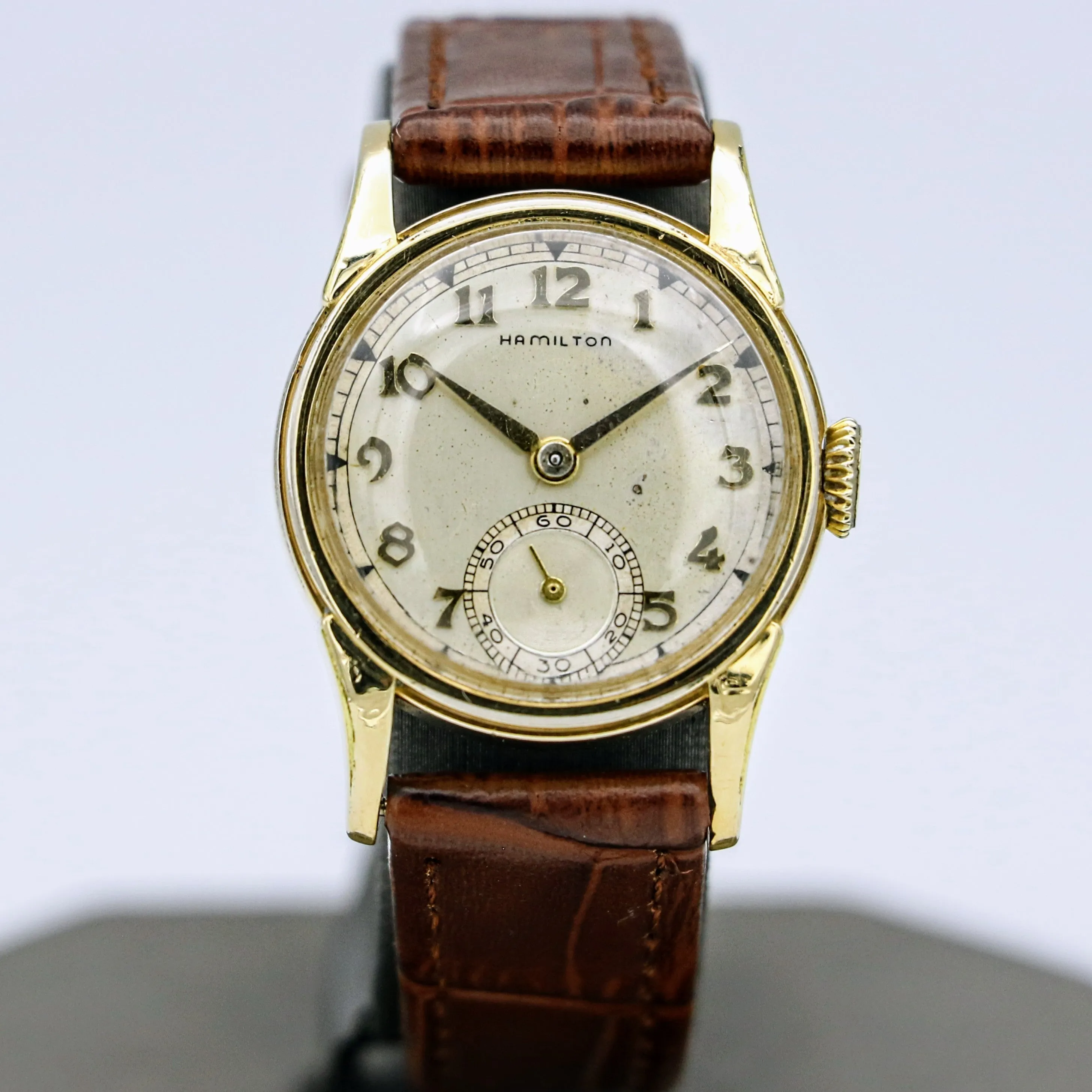Vintage HAMILTON Endicott Wristwatch 1940 Caliber 987A 17 Jewels Watch
