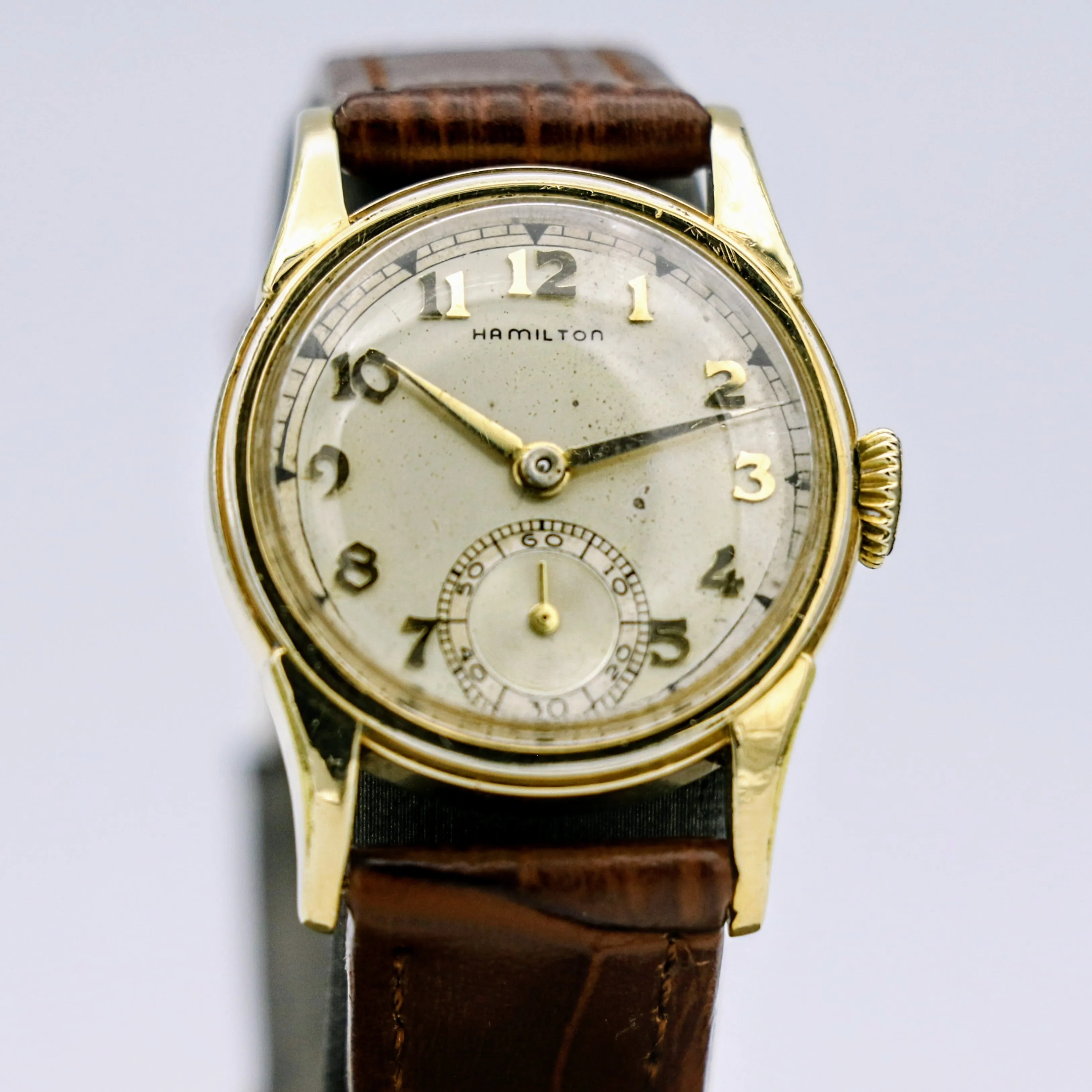 Vintage HAMILTON Endicott Wristwatch 1940 Caliber 987A 17 Jewels Watch