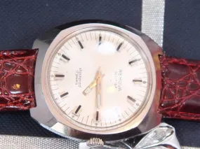 Vintage Rare Swiss Remova All-risk Stainless Steel Mechanical Shockprof Watch