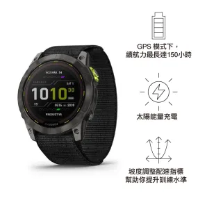 【VIP 及會員尊享價VIP and members exclusive price】GPS 手錶 Enduro 2 Sapphire Carbon Gray DLC Titanium with Black Nylon