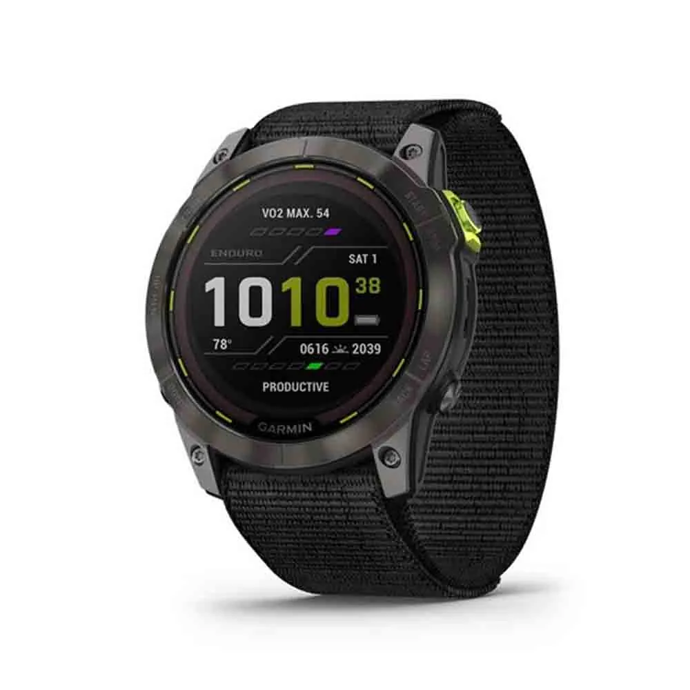 【VIP 及會員尊享價VIP and members exclusive price】GPS 手錶 Enduro 2 Sapphire Carbon Gray DLC Titanium with Black Nylon