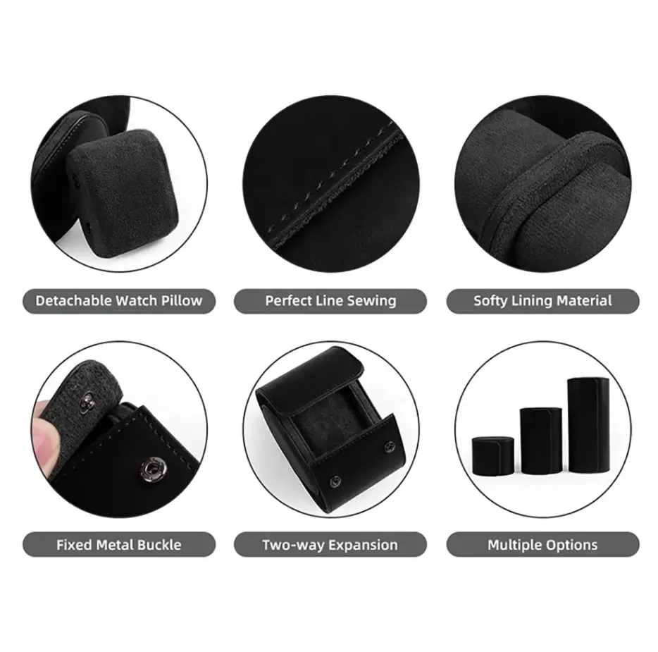 Watch Roll for Storage, Traveling - 1 Slot