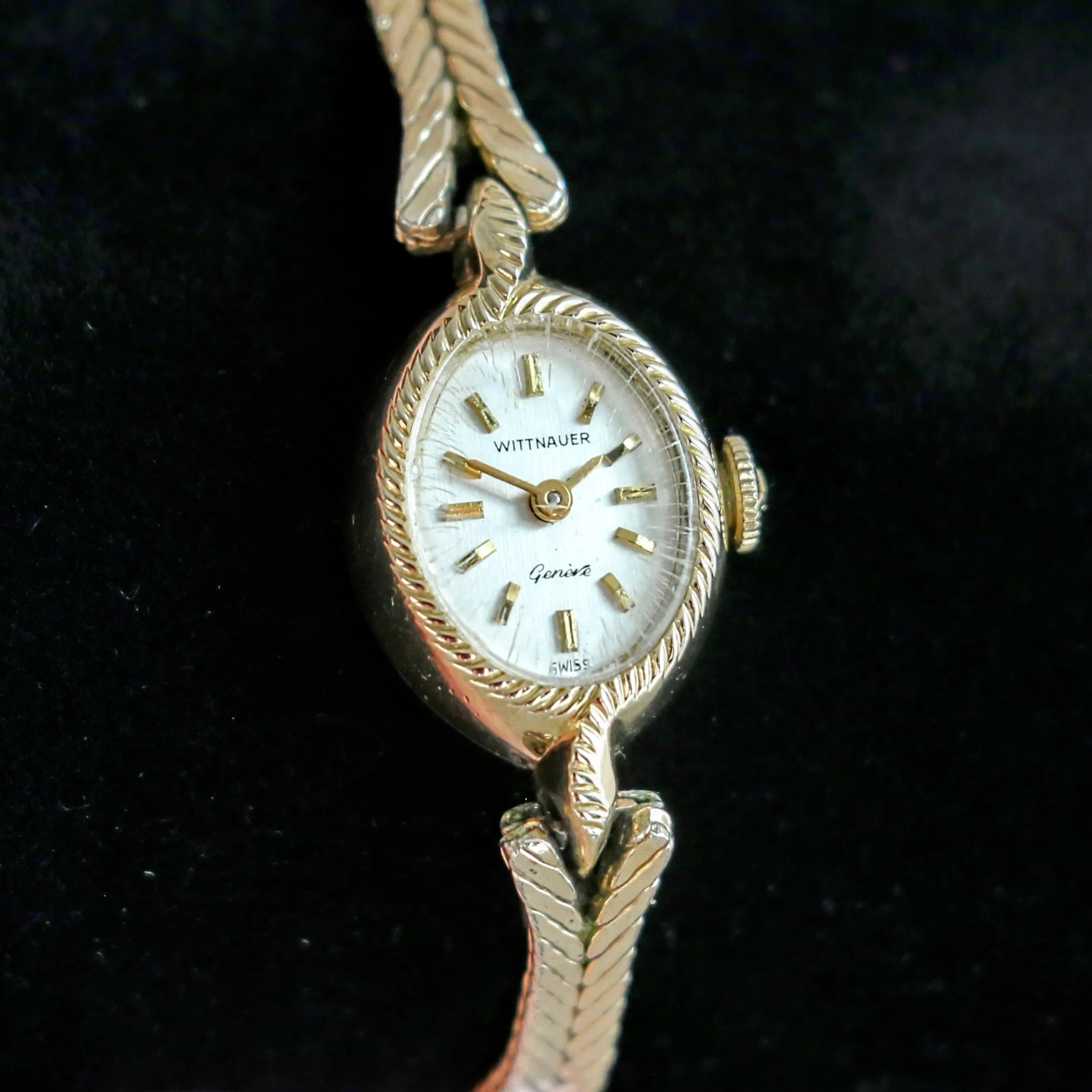 WITTNAUER GENEVE Ladies Watch Cal. 5D-5 17 Jewels Swiss Made Vintage Wristwatch