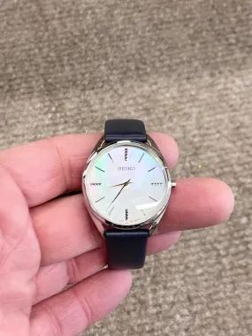 Women's Seiko Watch Mother Of Pearl Dial