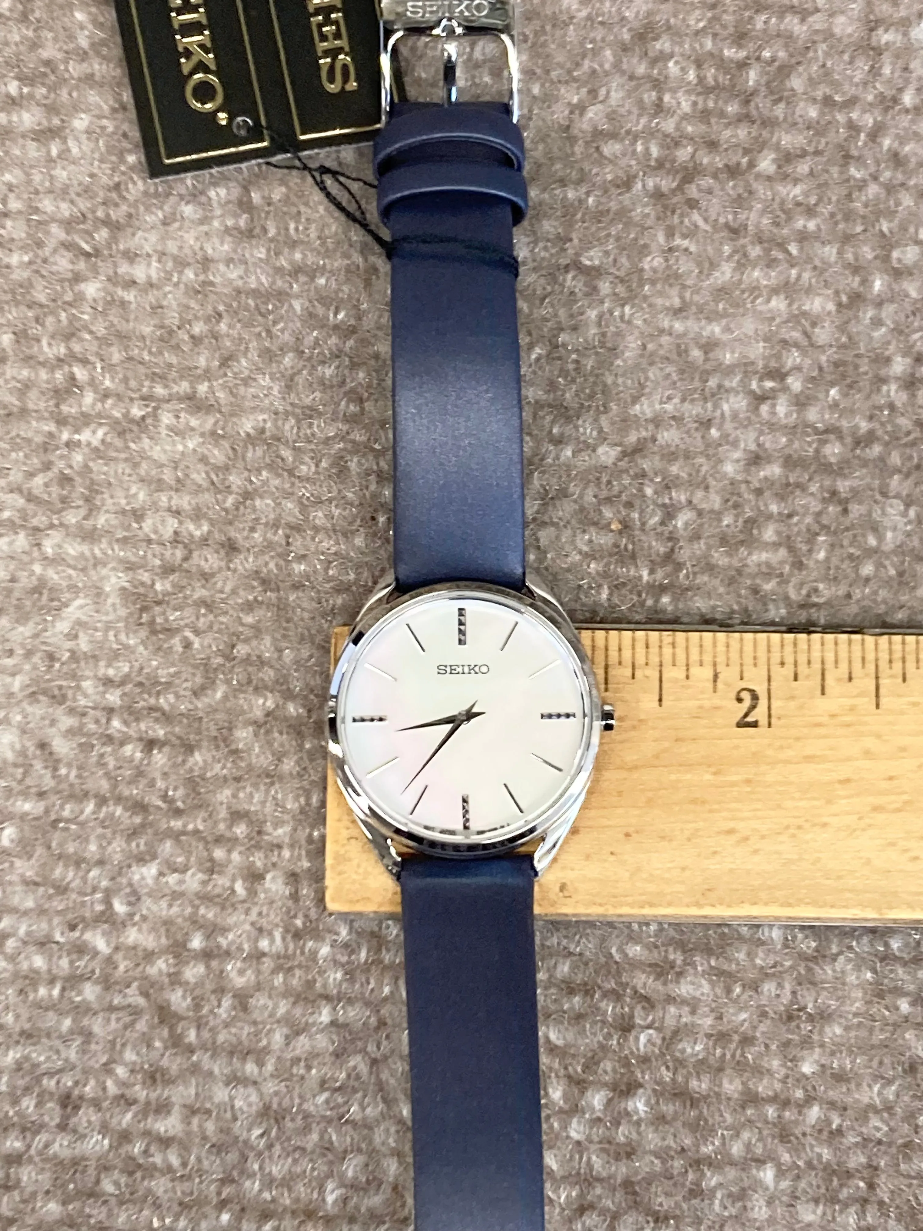 Women's Seiko Watch Mother Of Pearl Dial