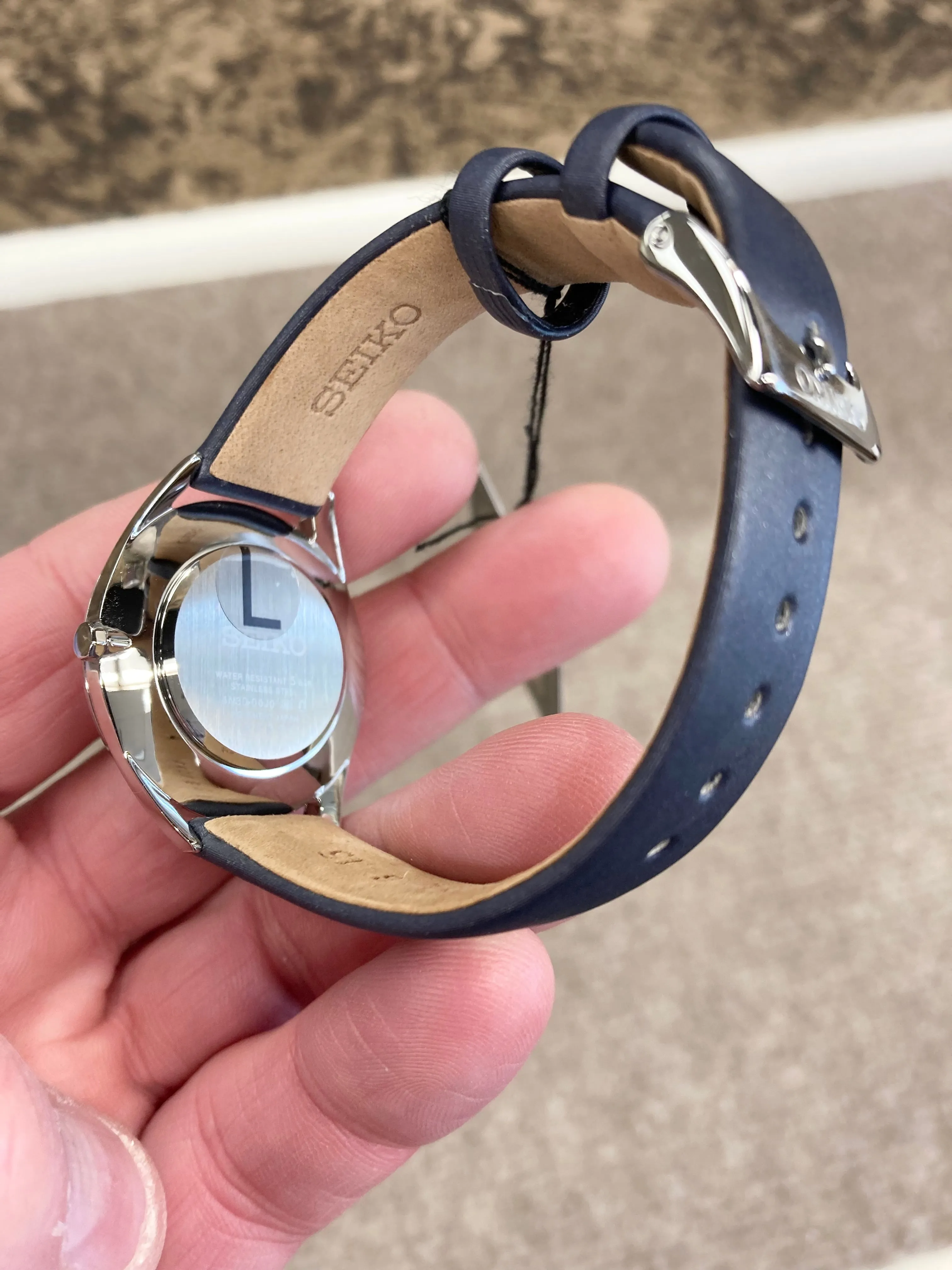 Women's Seiko Watch Mother Of Pearl Dial