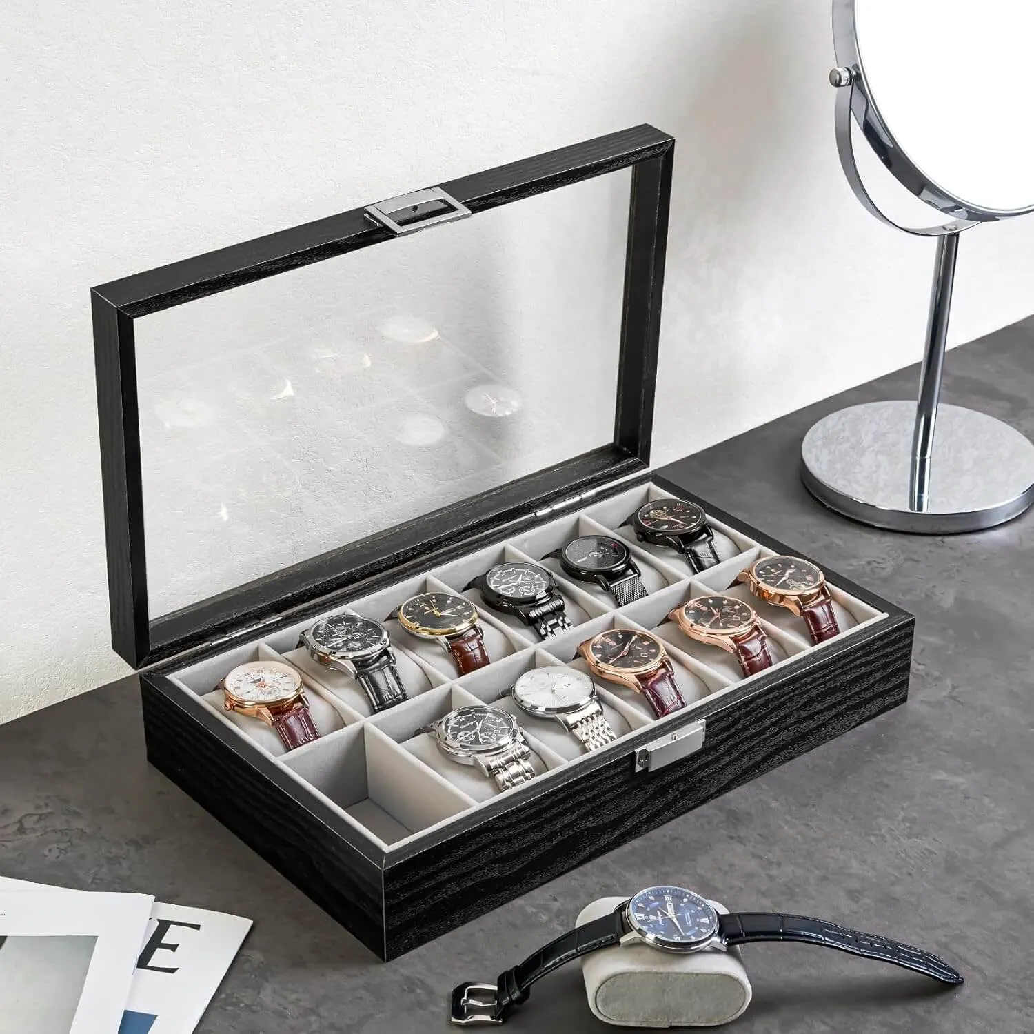 Wooden Watch Box for Men 10-12Slot | ProCase