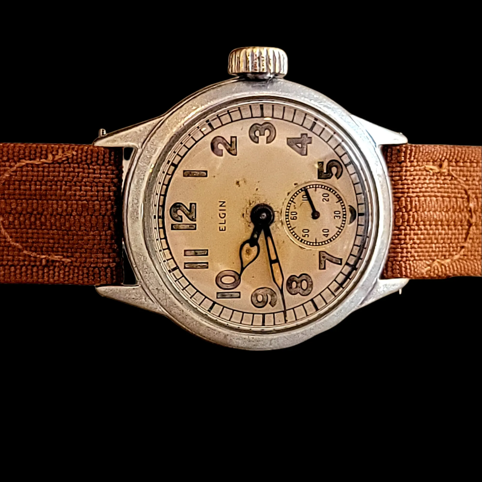 WWII Military ELGIN Wristwatch - General Service Watch ORD. DEPT. U.S.A. 1944
