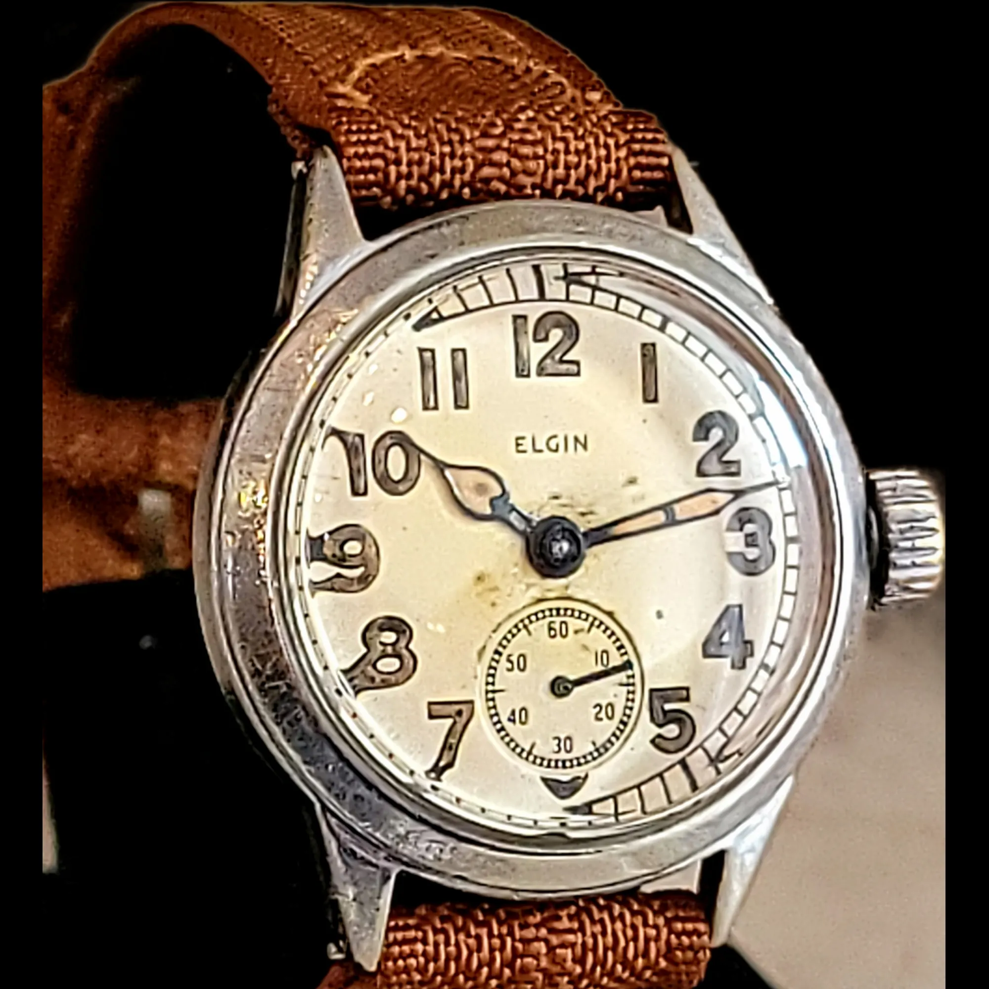 WWII Military ELGIN Wristwatch - General Service Watch ORD. DEPT. U.S.A. 1944