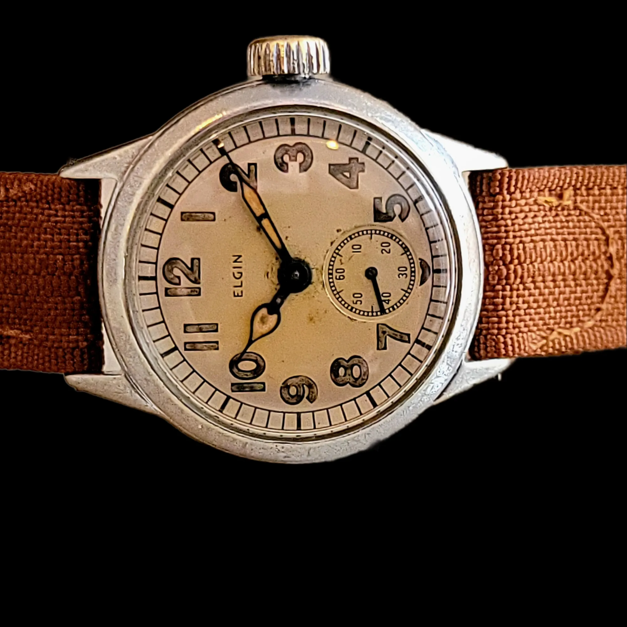 WWII Military ELGIN Wristwatch - General Service Watch ORD. DEPT. U.S.A. 1944