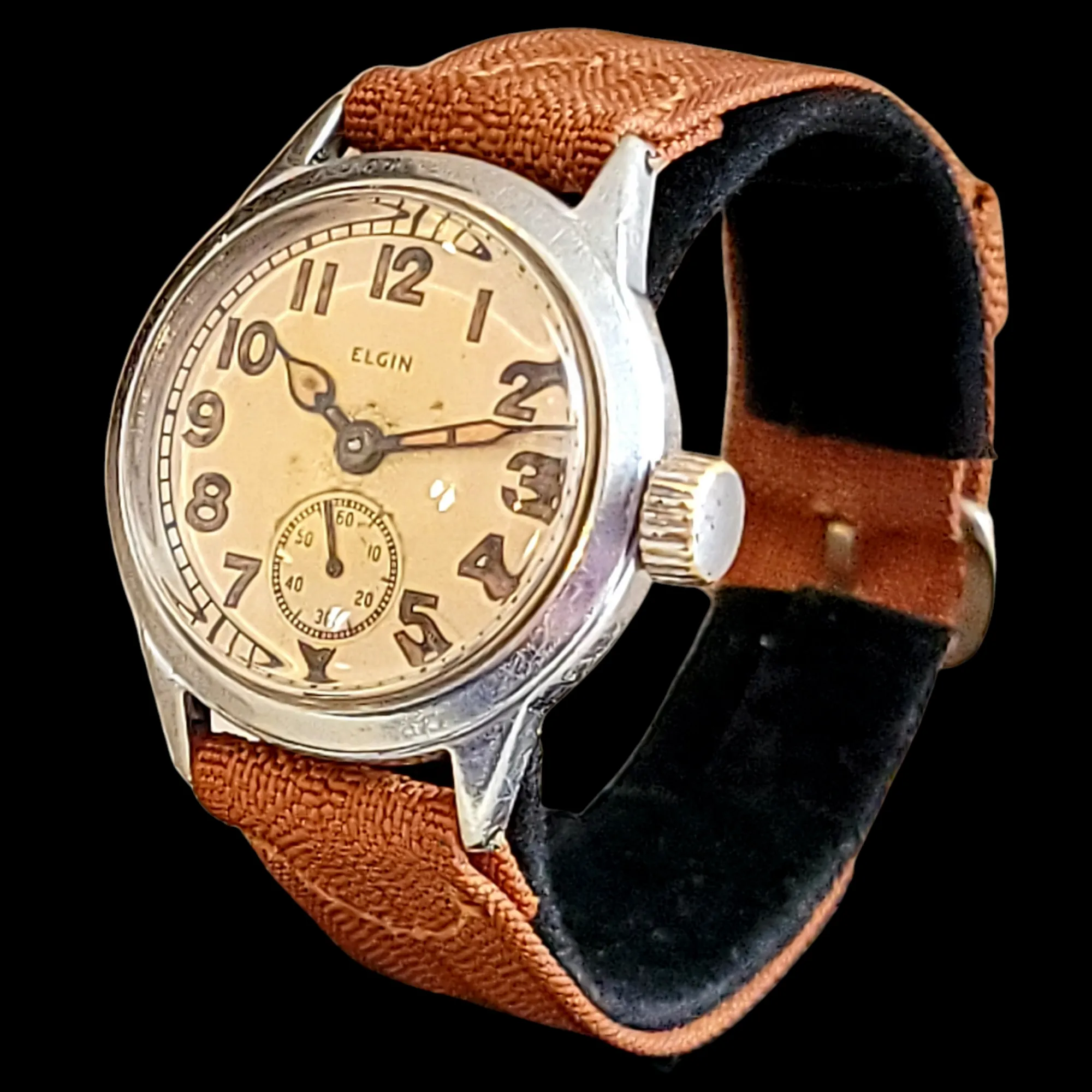 WWII Military ELGIN Wristwatch - General Service Watch ORD. DEPT. U.S.A. 1944
