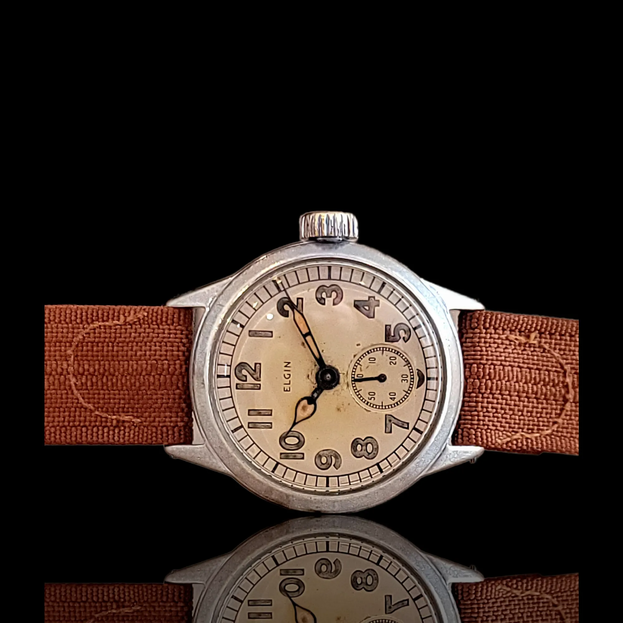 WWII Military ELGIN Wristwatch - General Service Watch ORD. DEPT. U.S.A. 1944