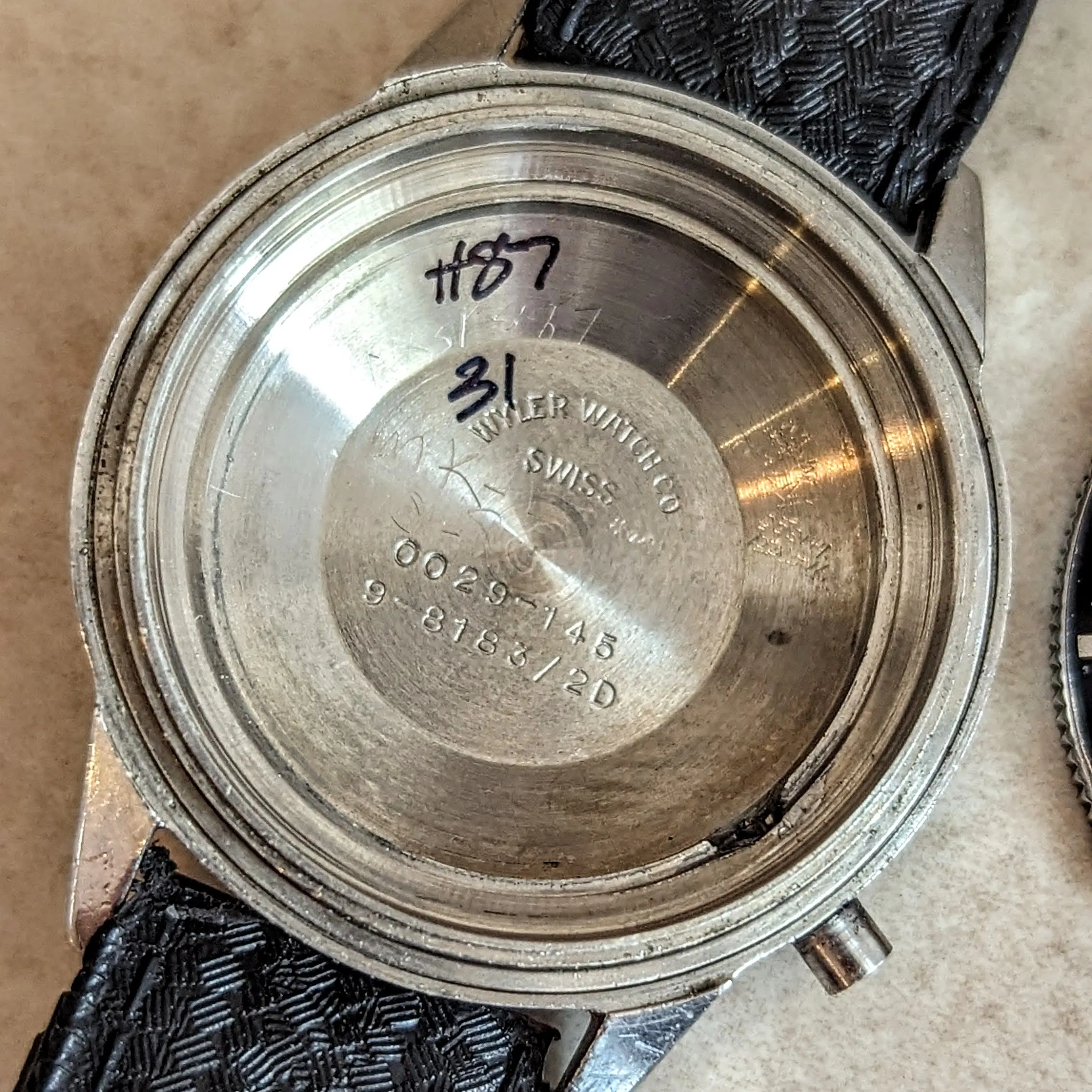 WYLER Incaflex Dynawind Heavy Duty 660 Diver Watch 17J Cal. ETA 2472 Wristwatch