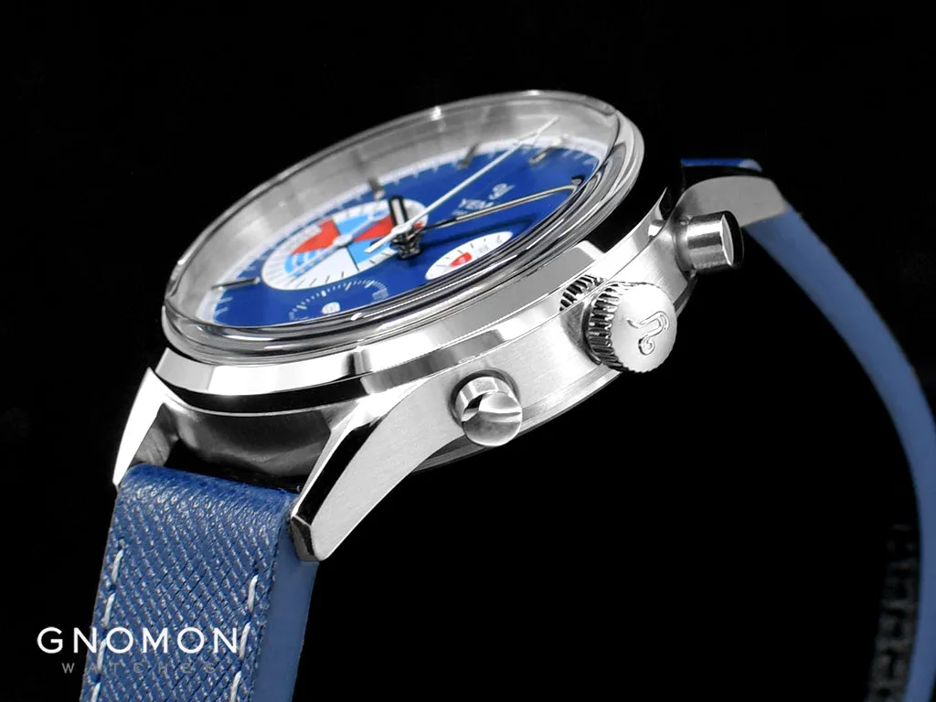 Yachtingraf Croisière Meca-Quartz Blue - Leather