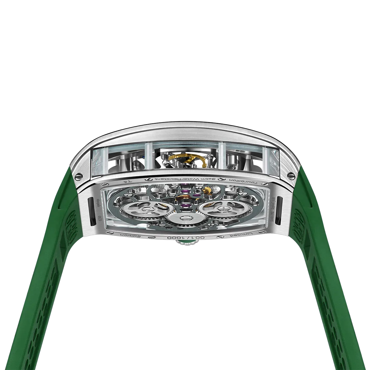 ZEROO T4 THE ARCHER FULL SKELETON TOURBILLONMANUAL TOURBILLON WATCH FOR GENTS - ZT004SGR